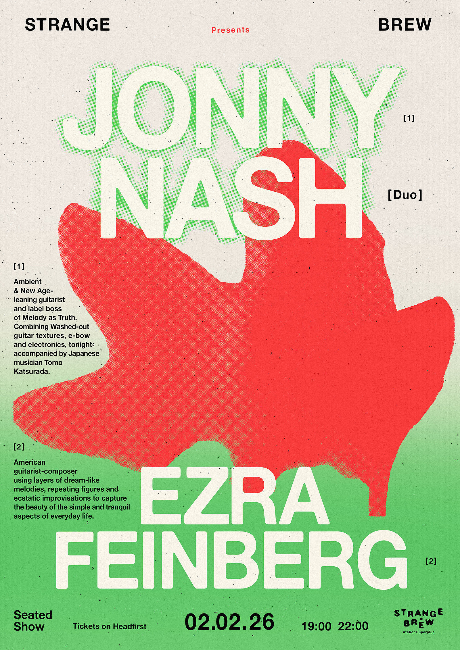 Jonny Nash  + Ezra Feinberg at Strange Brew