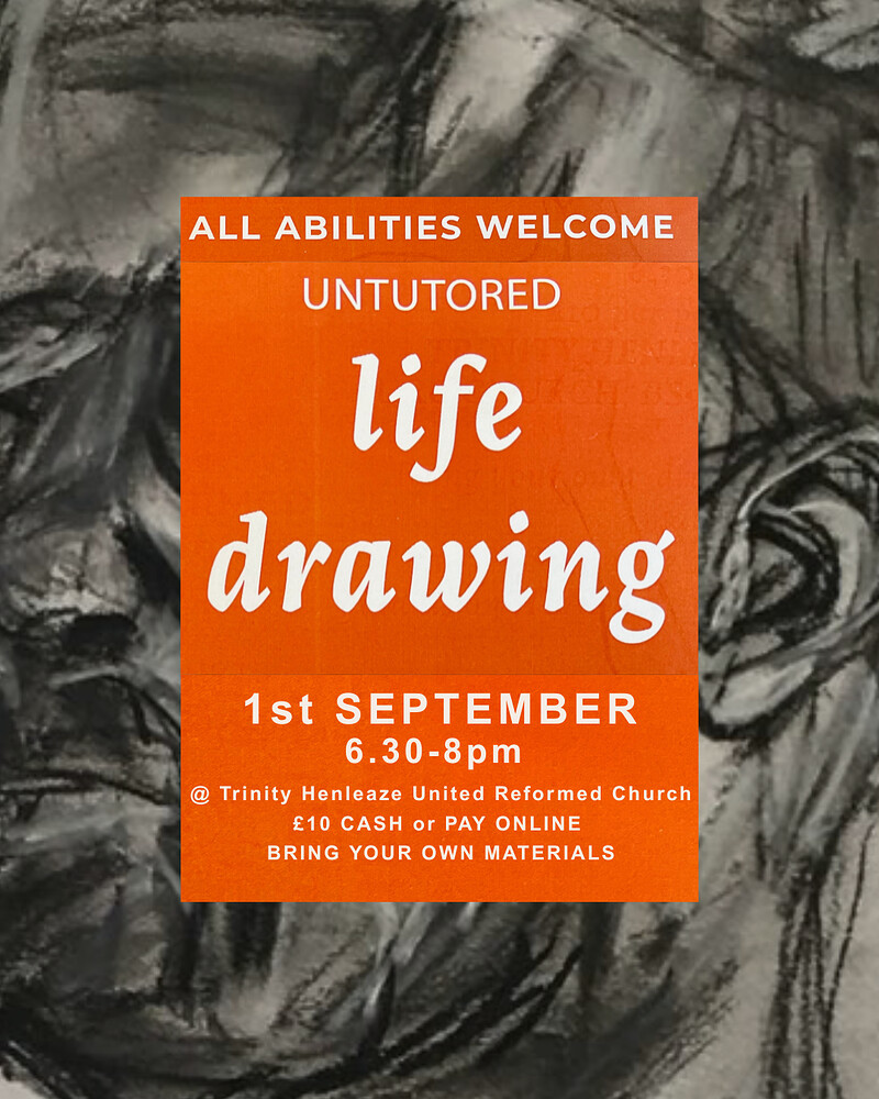 Life Drawing Class - Henleaze at Trinity Henleaze United Reformed Church