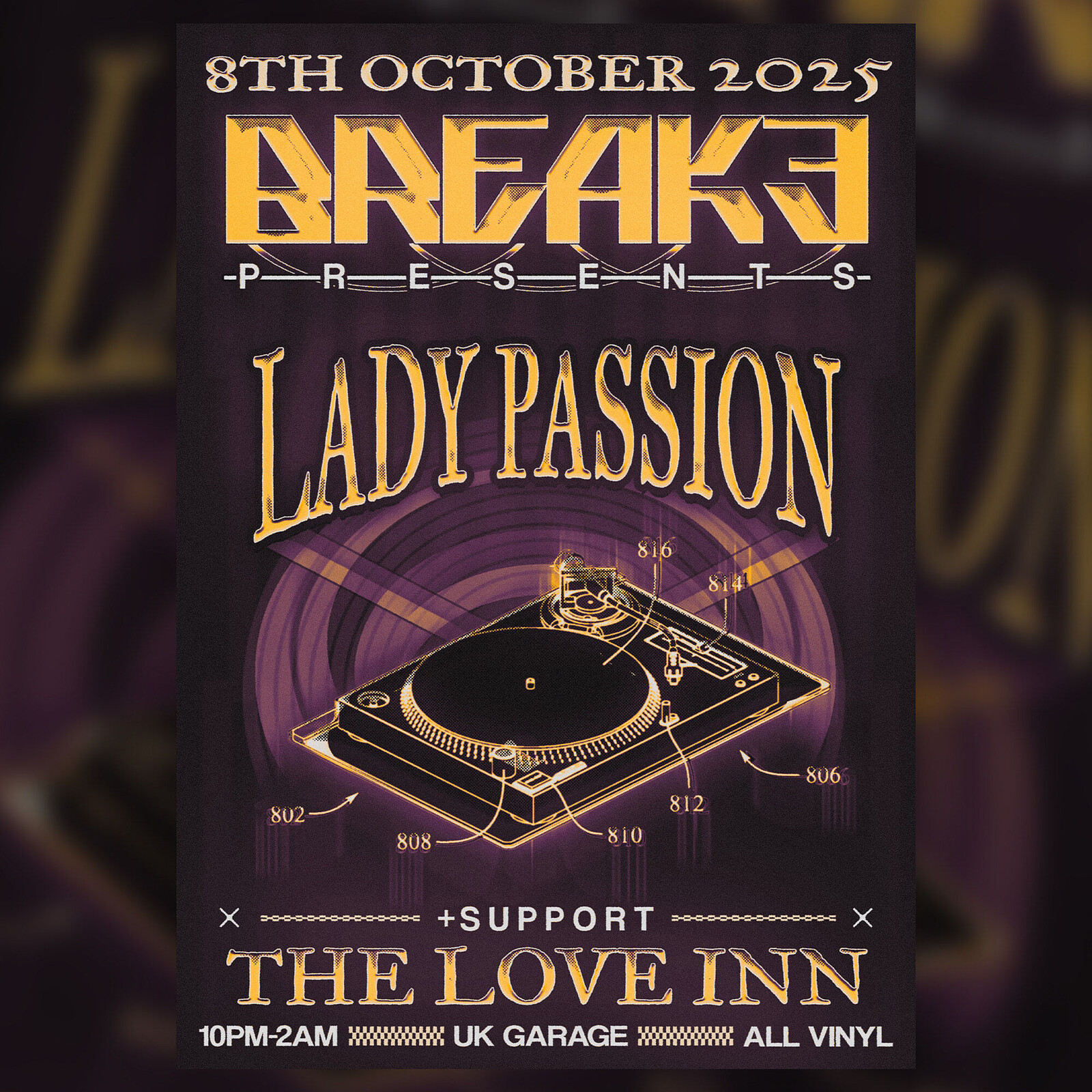 Break3 #01 w/ Lady Passion + residents at The Love Inn