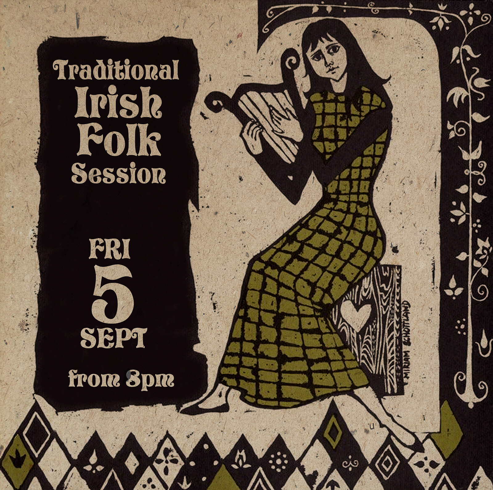 Traditional Irish Folk session at The Swan With Two Necks