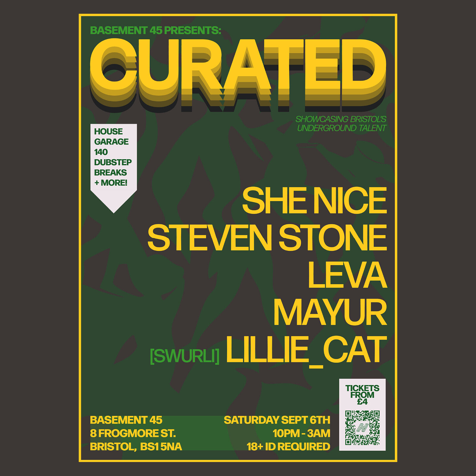 Basement 45 presents: CURATED #3 at Basement 45