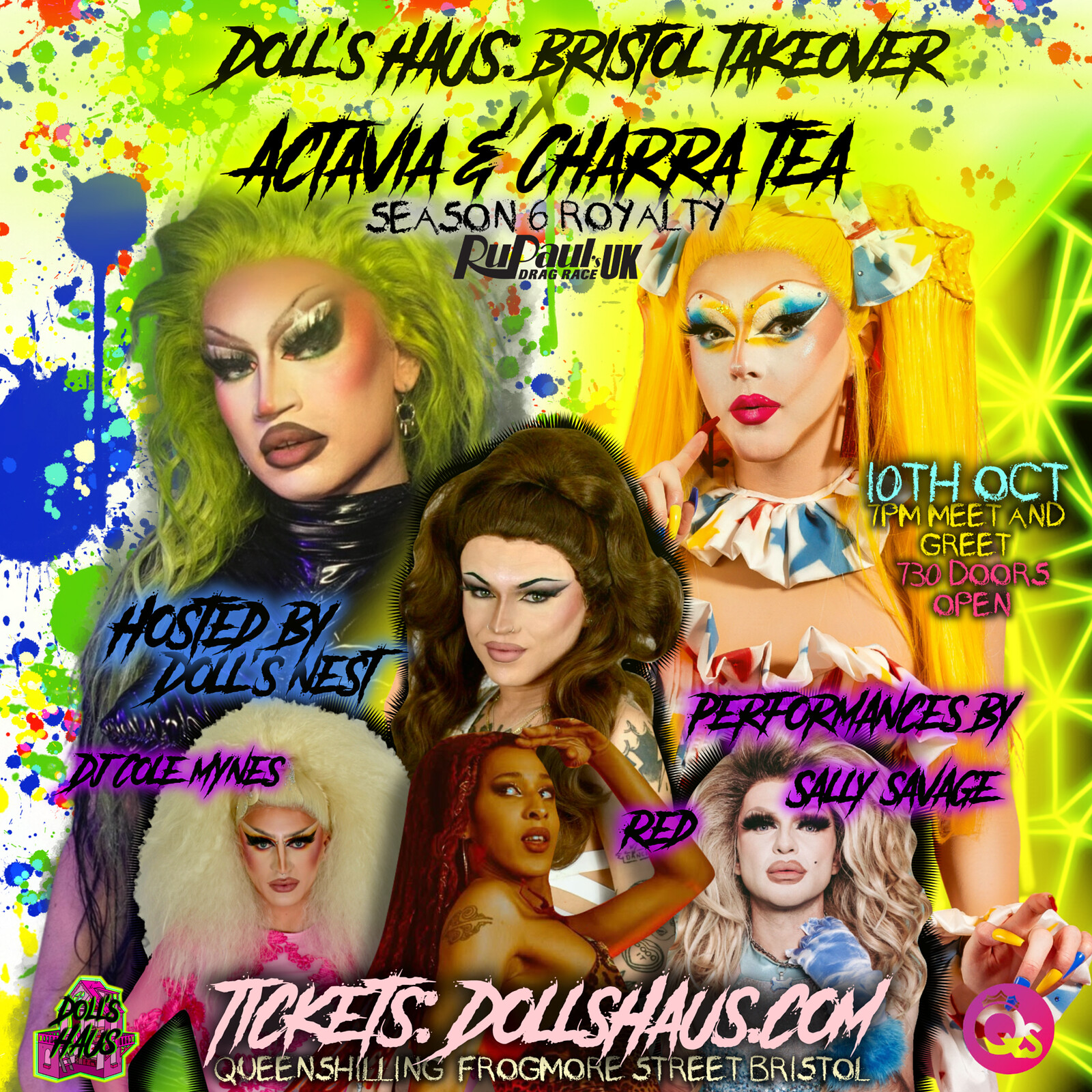 Doll's Haus: Bristol Takeover X Actavia & Charra Tea at QueenShilling