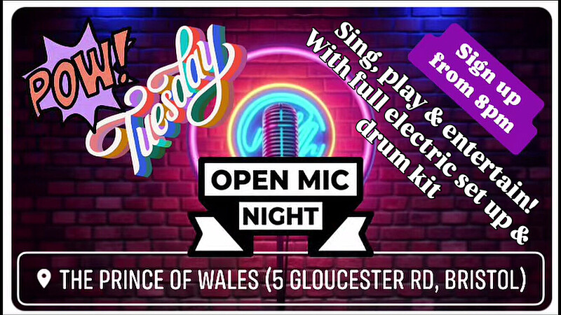 POW open mic & jam session at Prince of Wales BS7