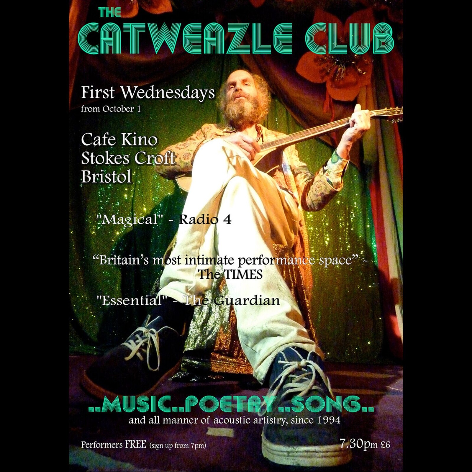 The Catweazle Club at Cafe Kino