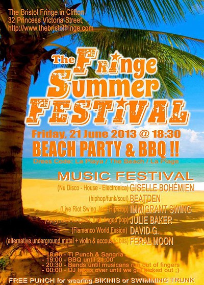 The Bristol Fringe Summer Fest at The Bristol Fringe