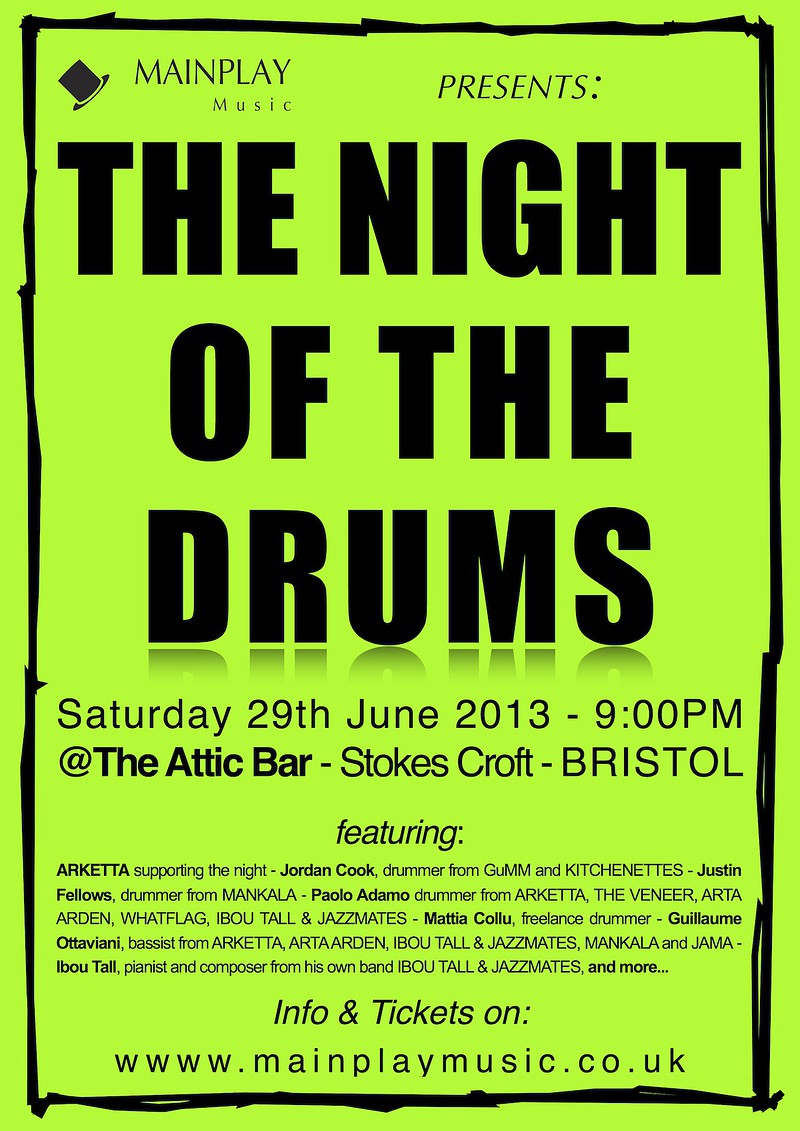 The Night Of The Drums at The Attic Bar