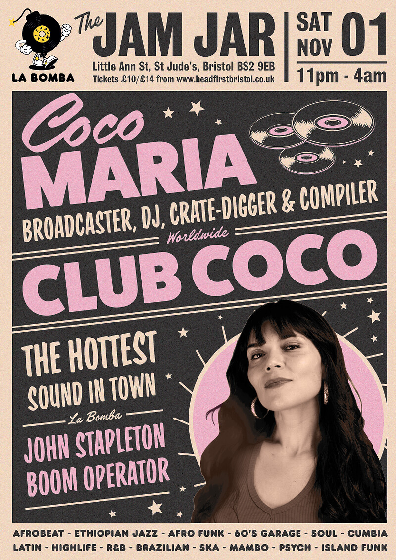 La Bomba x Coco María presents CLUB COCO at The Jam Jar