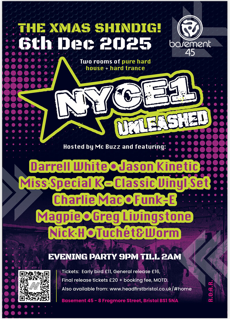 Nyce1 Unleashed - The Xmas Shindig at Basement 45