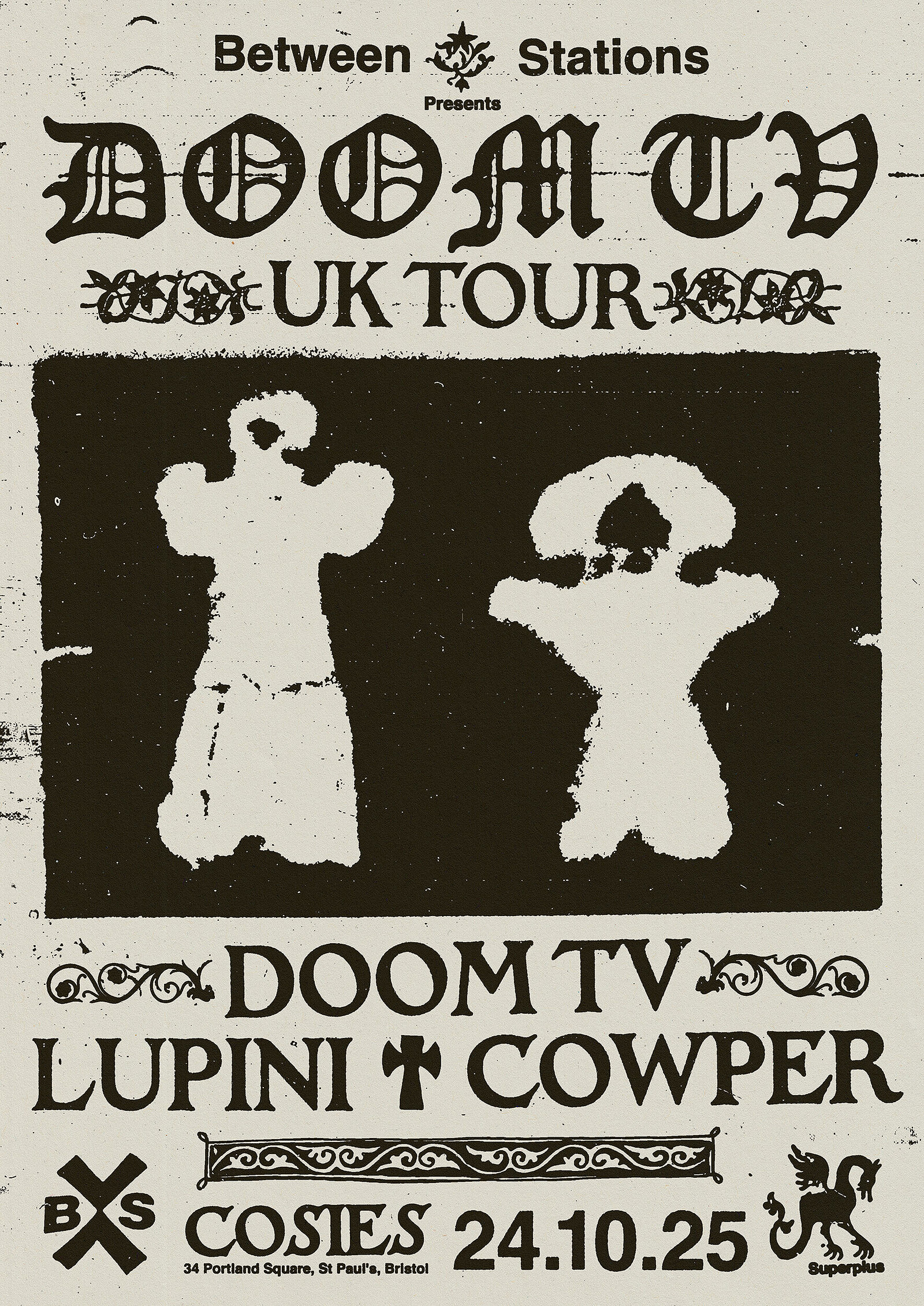 Between Stations Presents: DOOM TV, Lupini & Cowper at Cosies