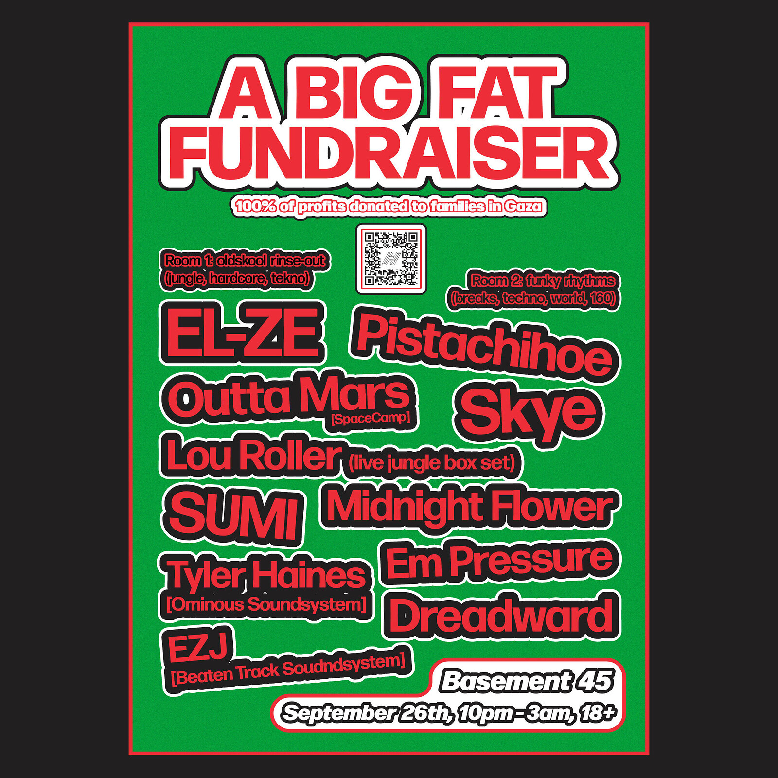 BIG FAT FUNDRAISER at Basement 45