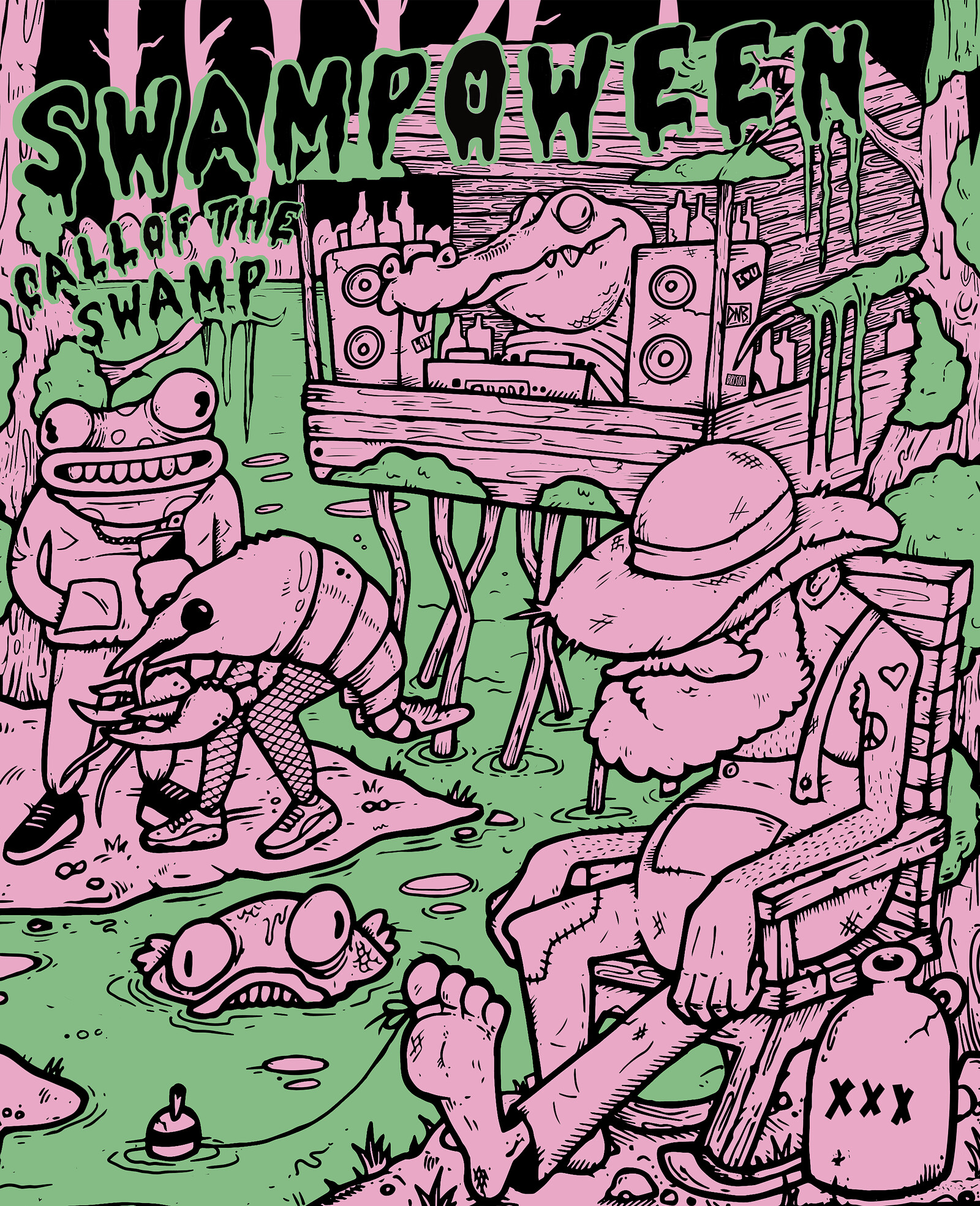 RETURN TO THE BAYOU at The swamp (aka the George and Dragon Redfield)