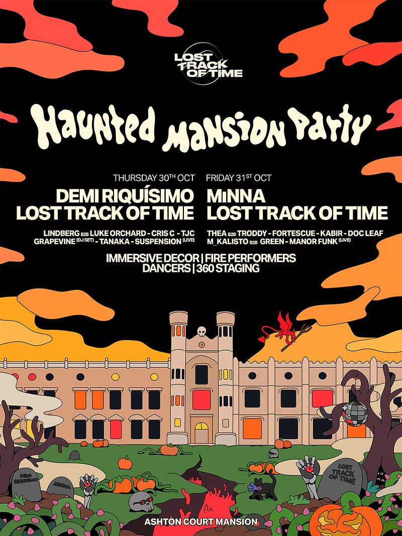 Lost Track of Time: Haunted Mansion Party at Ashton Court