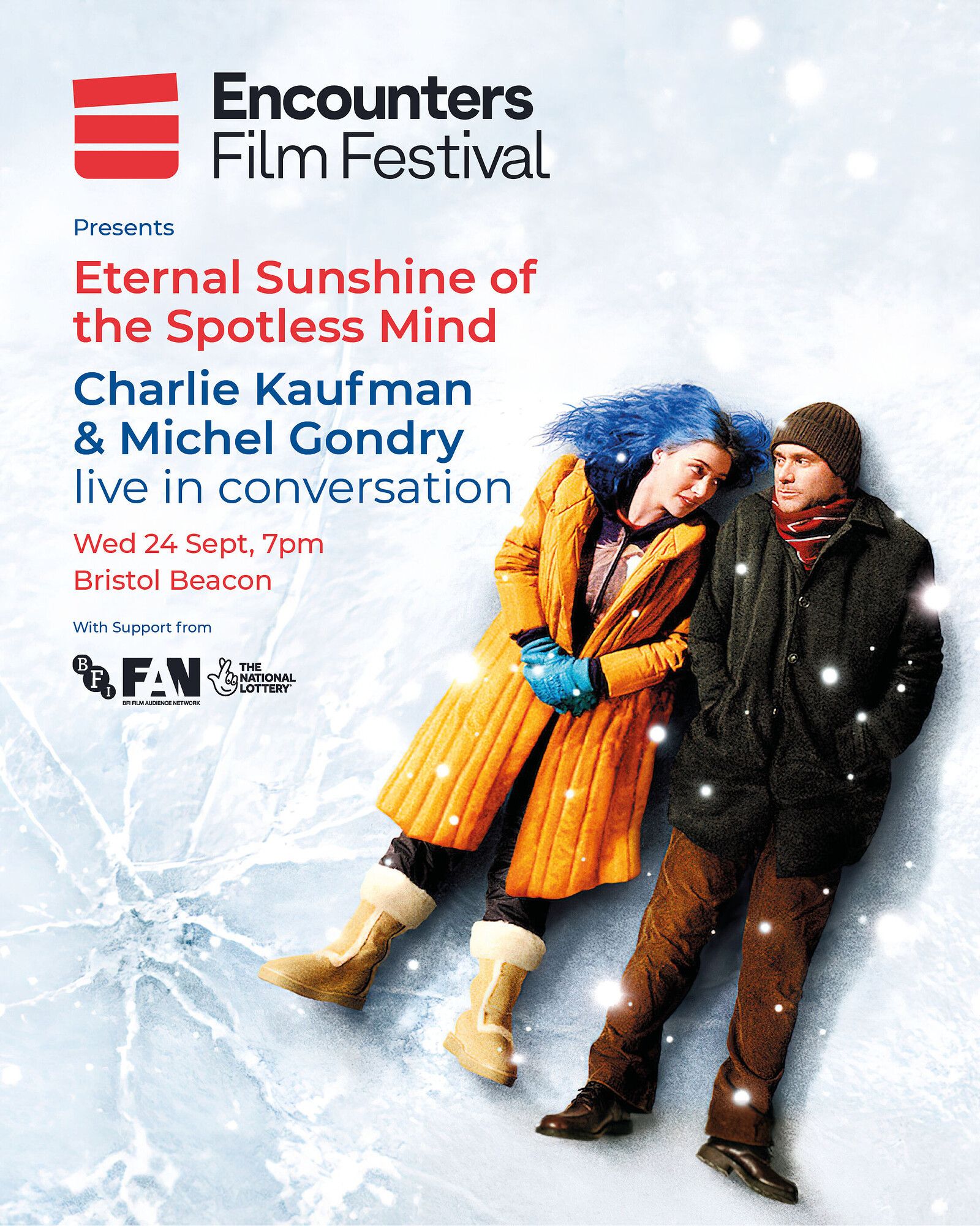 Charlie Kaufman & Michel Gondry in-person + Eternal Sunshine at Bristol Beacon