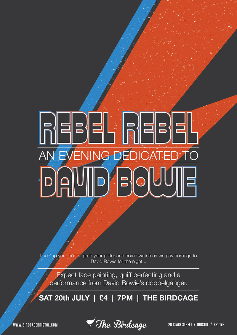Rebel Rebel An Evening Dedicat at The Birdcage
