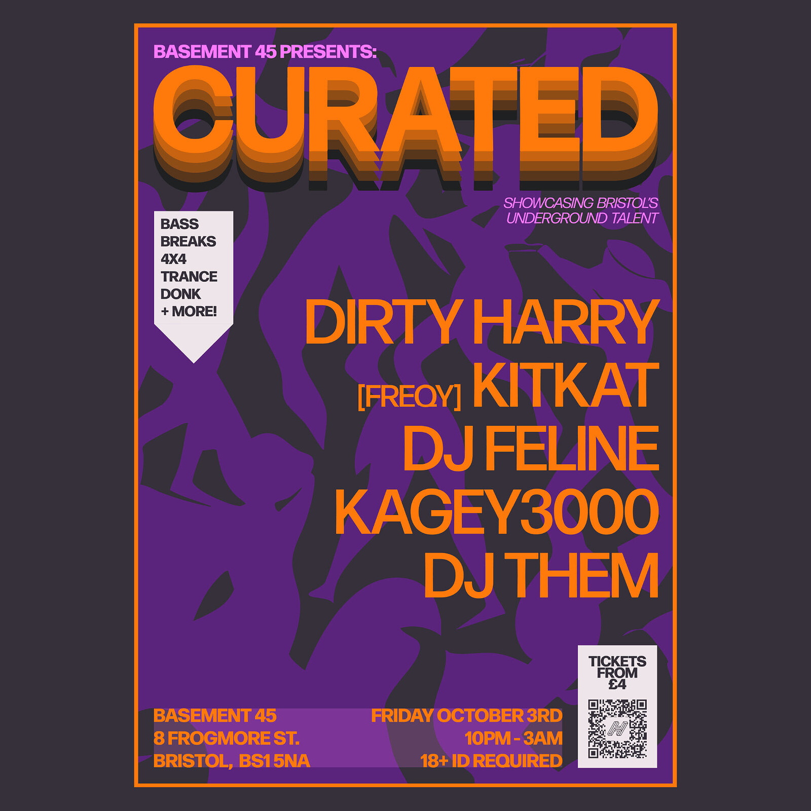Basement 45 presents: CURATED #4 at Basement 45