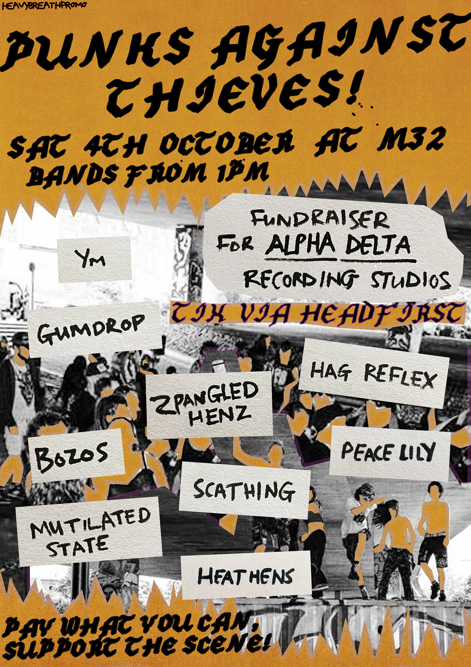 Punks Against Thieves at M32 Skatepark