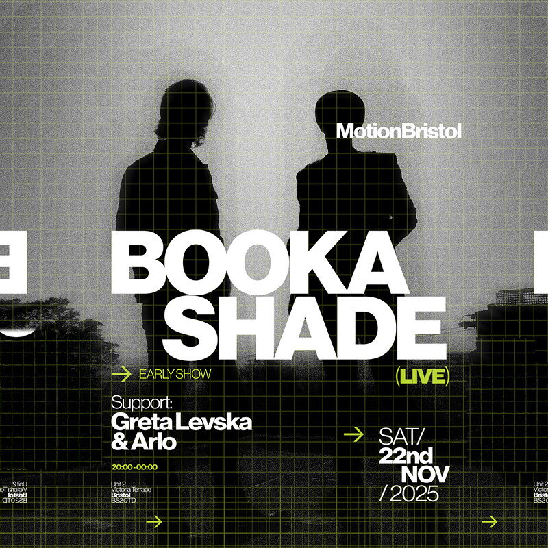 In:Motion presents: MOMENTUM | Booka Shade  + more at Motion