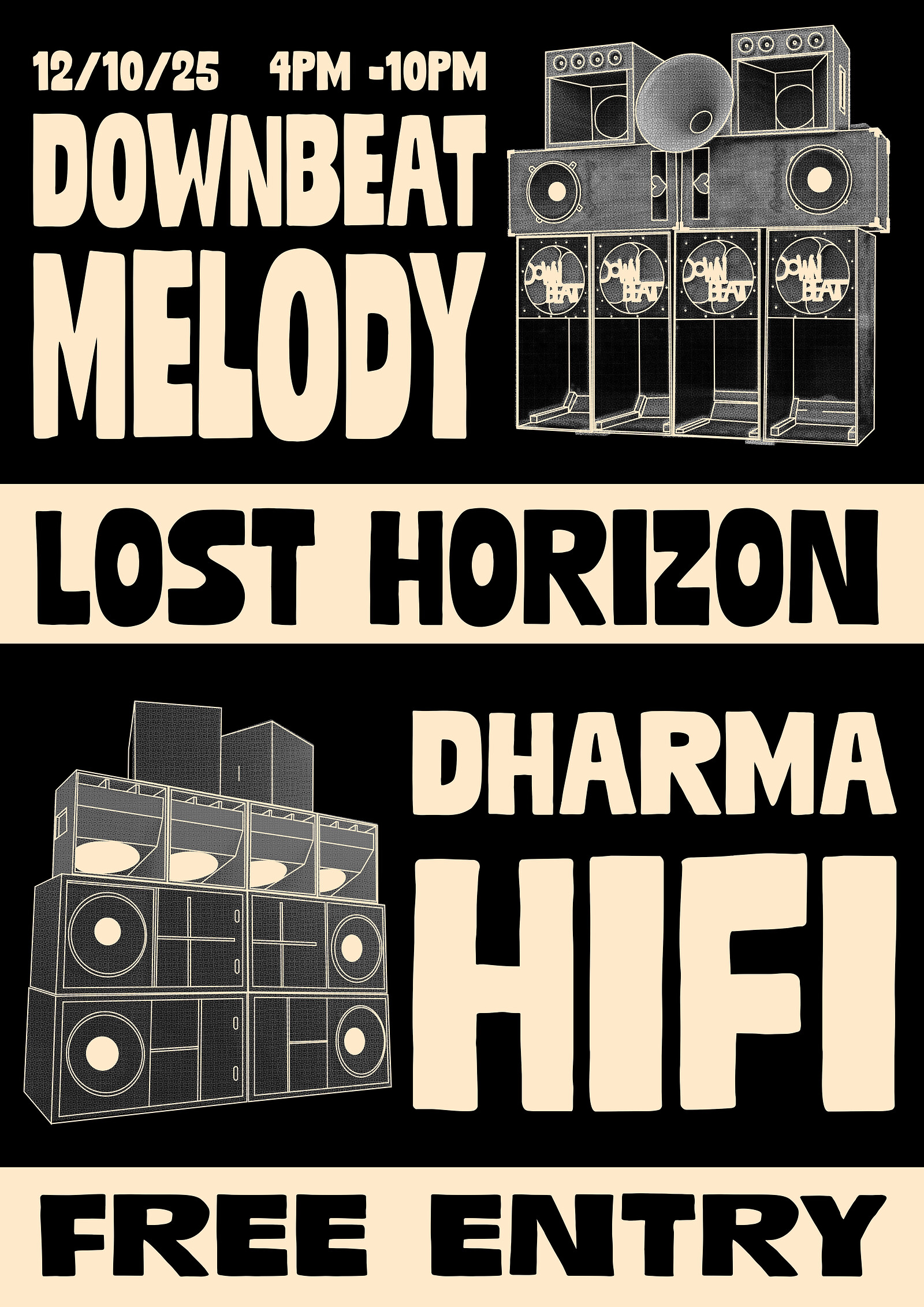 DHARMA HIFI X DOWNBEAT MELODY at Lost Horizon