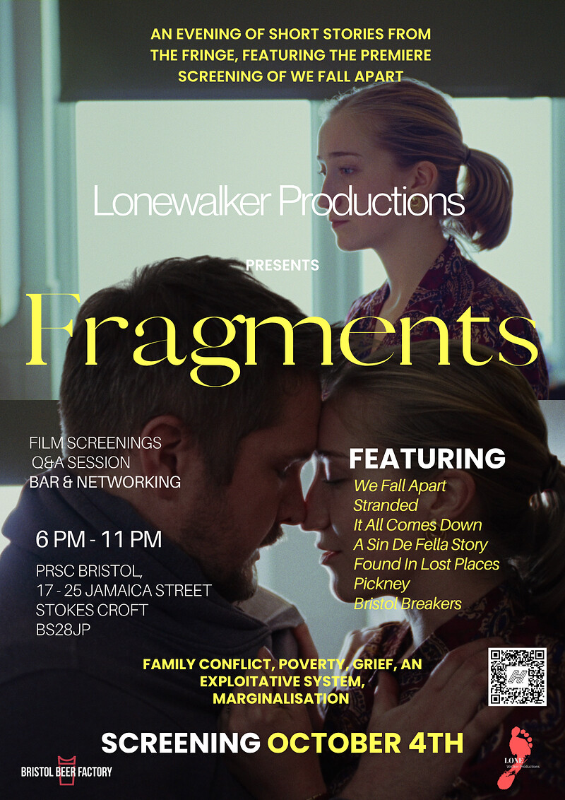 Fragments: Short Film Screening - Bristol at PRSC