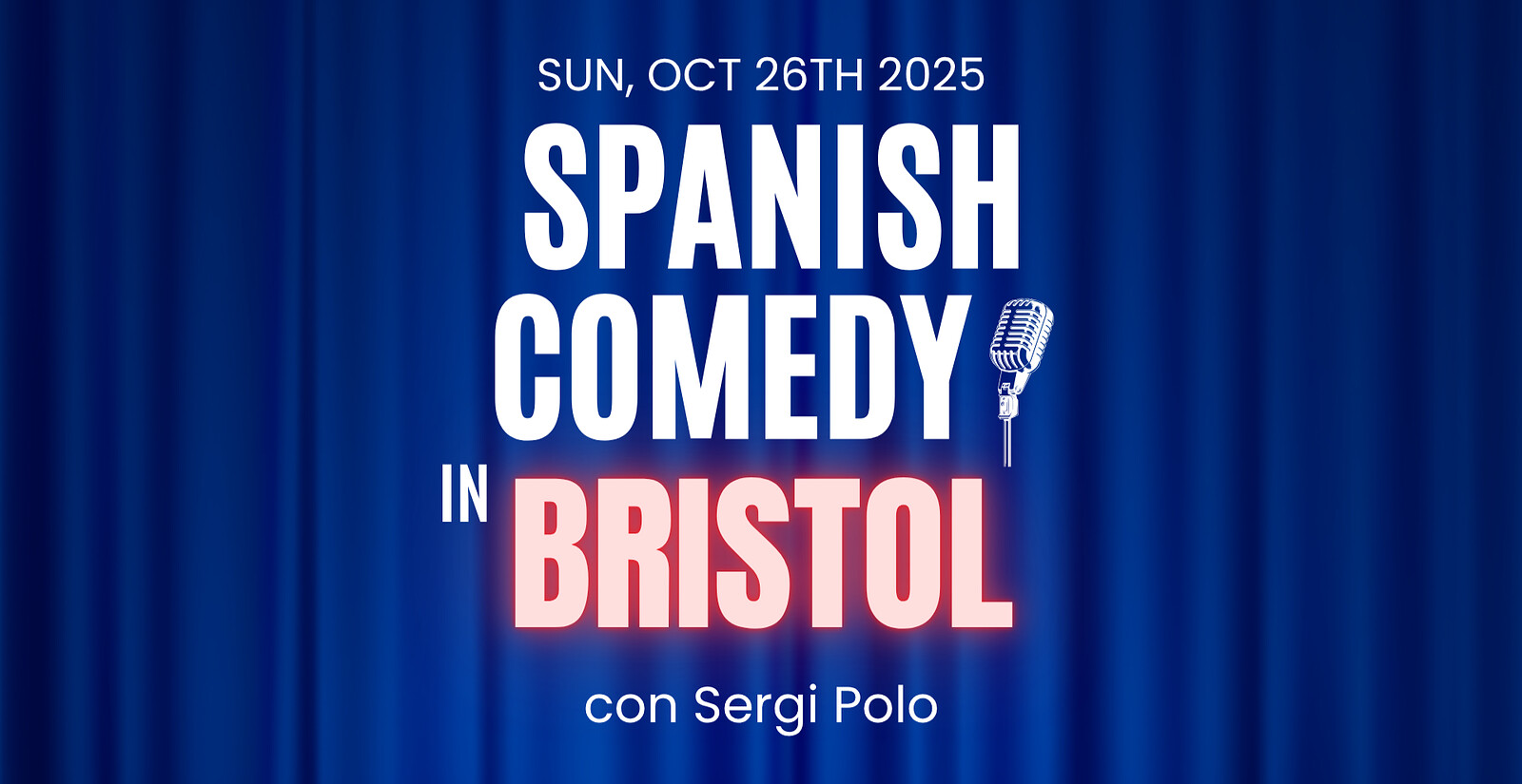 Spanish Comedy in Bristol with Sergi Polo at The Gaffe Comedy Club
