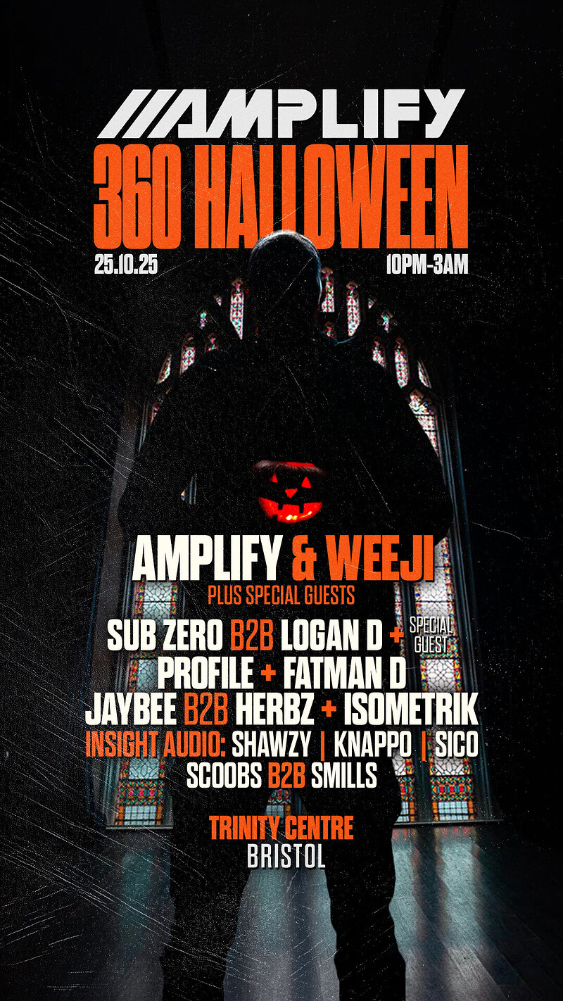 Amplify | Bristol 360 Halloween at The Trinity Centre