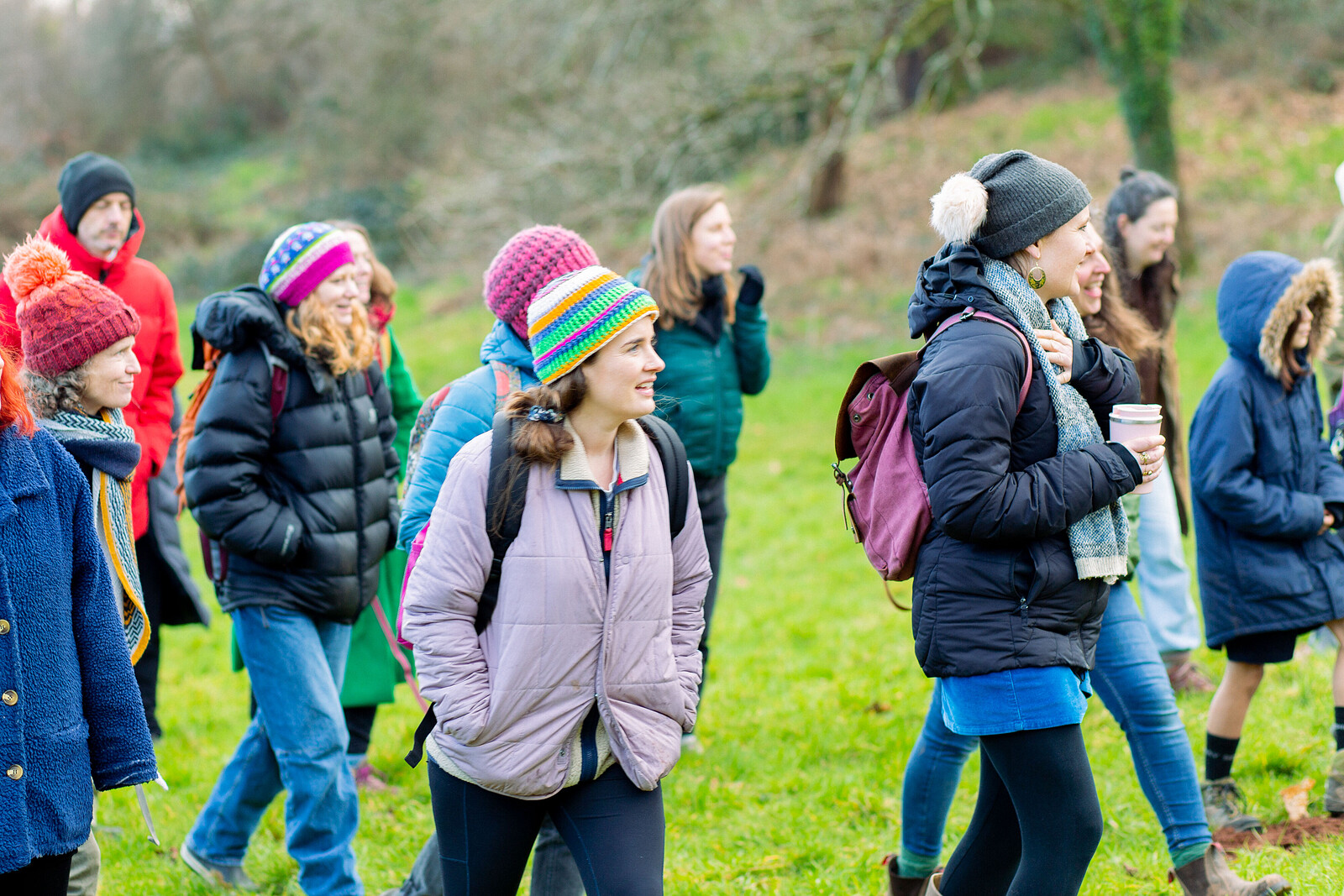 Mabon Singing Walk with Rachael Dadd and Julia Turner at Ashton Court