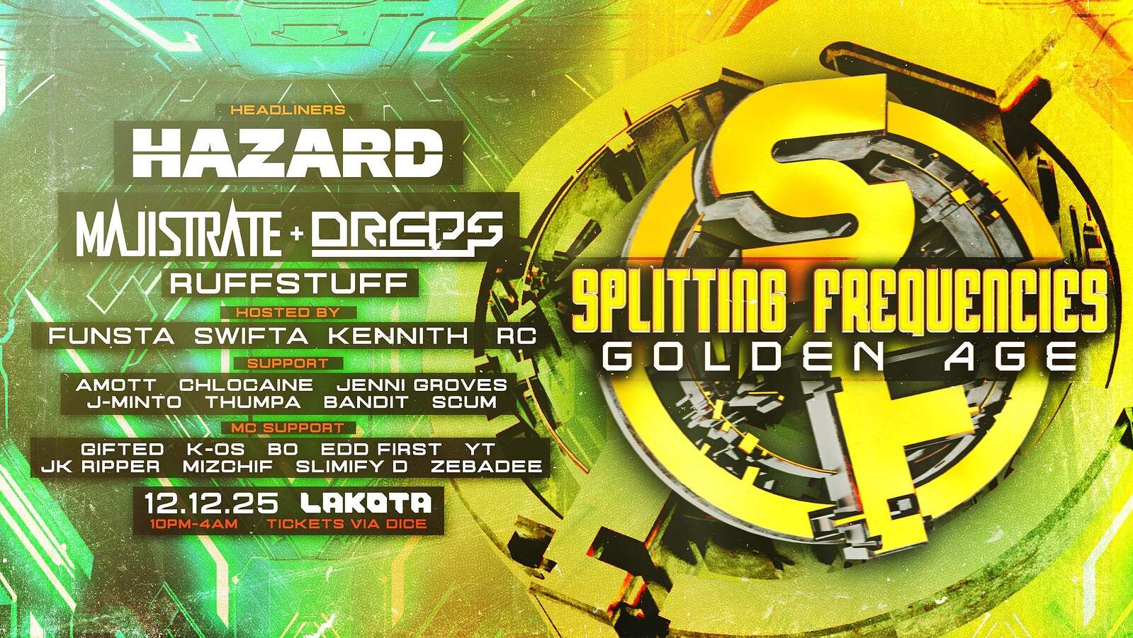 Splitting Frequencies at Lakota