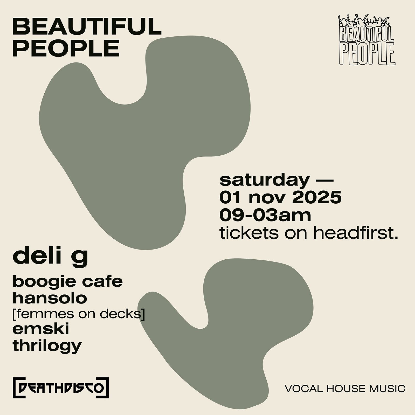 BEAUTIFUL PEOPLE : Halloween W/ DELI G at Death Disco