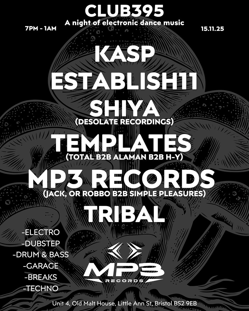 MP3 RECORDS X CLUB395 at Club395