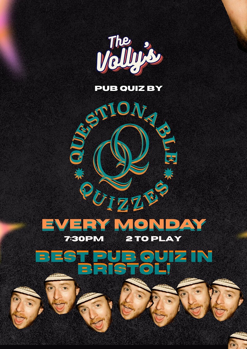 VOLLY PUB QUIZ at Volunteer Tavern