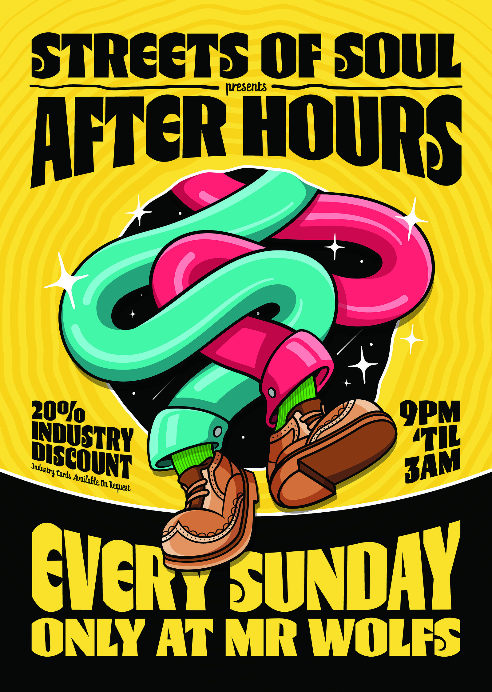 AFTER HOURS - STREETS OF SOUL at Mr Wolfs