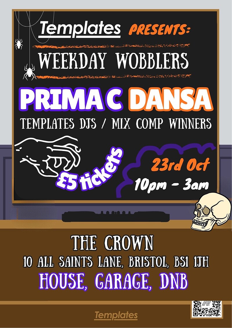 Templates Presents: Weekday Wobblers at The Crown
