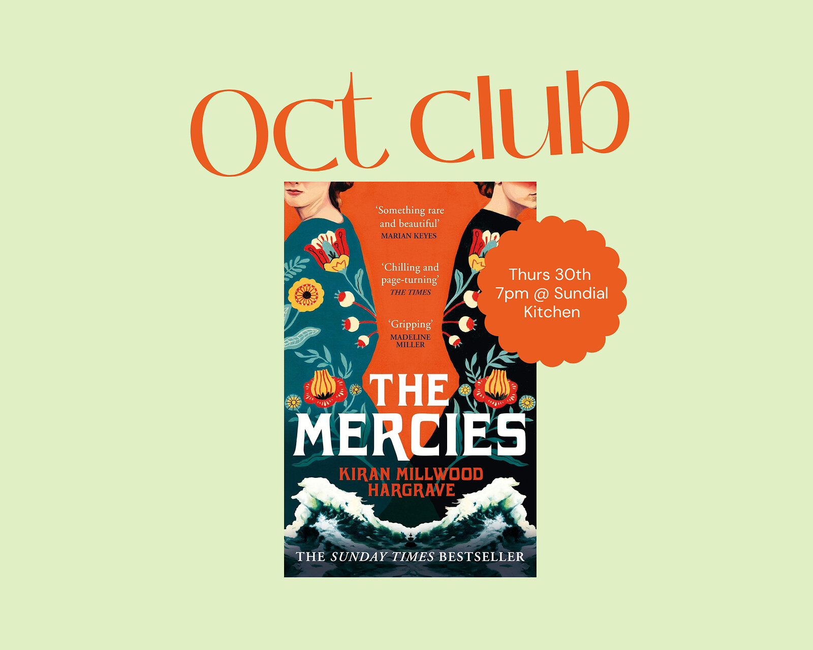 Bristol Wine and Book Club | The Mercies at Sundial Kitchen, Totterdown