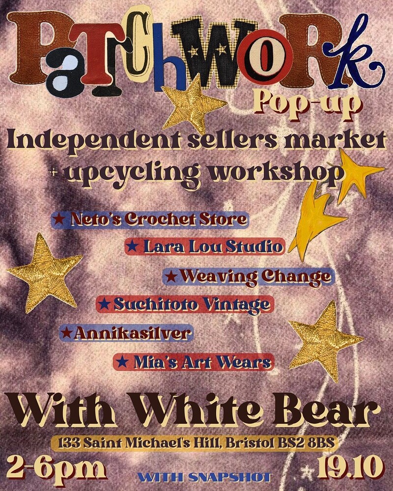 Patchwork Pop Up and Workshop at The White Bear