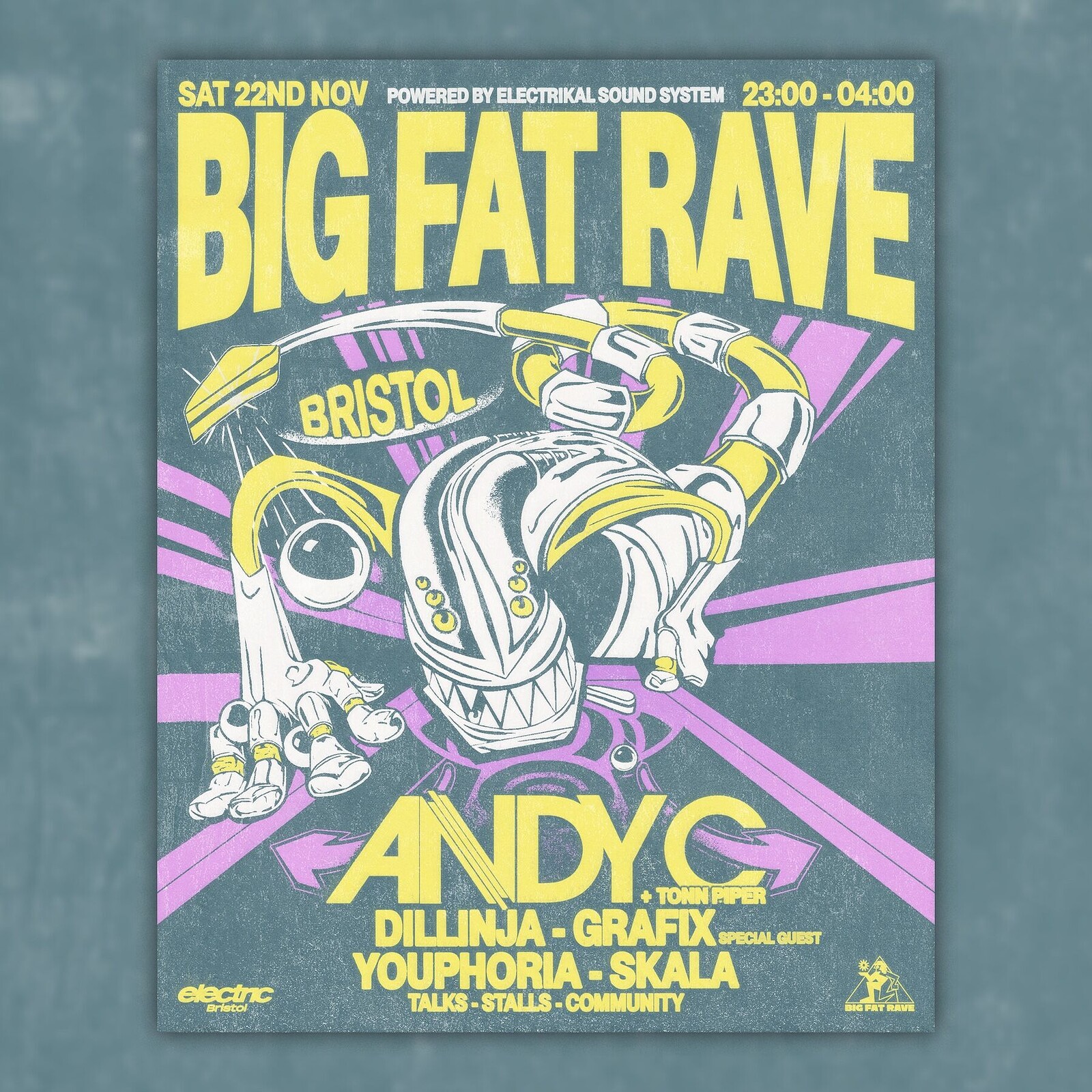 Big Fat Rave: Andy C, Dillinja, Grafix & Many More | Powered By Electrikal at Electric Bristol
