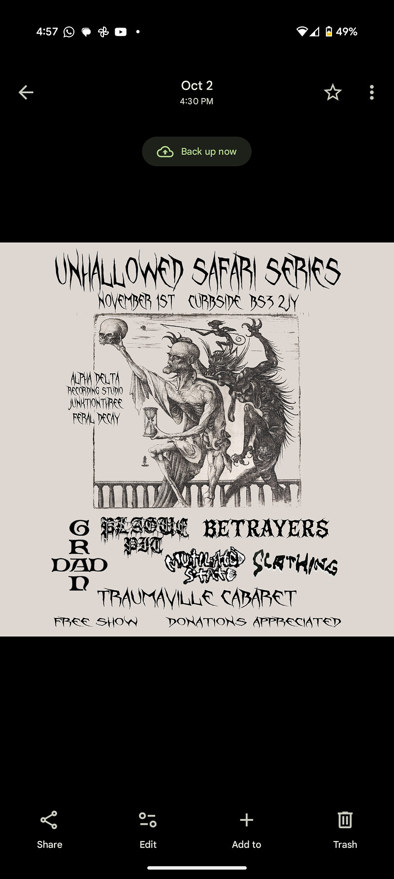 Unhallowed Safari Series at Curbside Skatepark