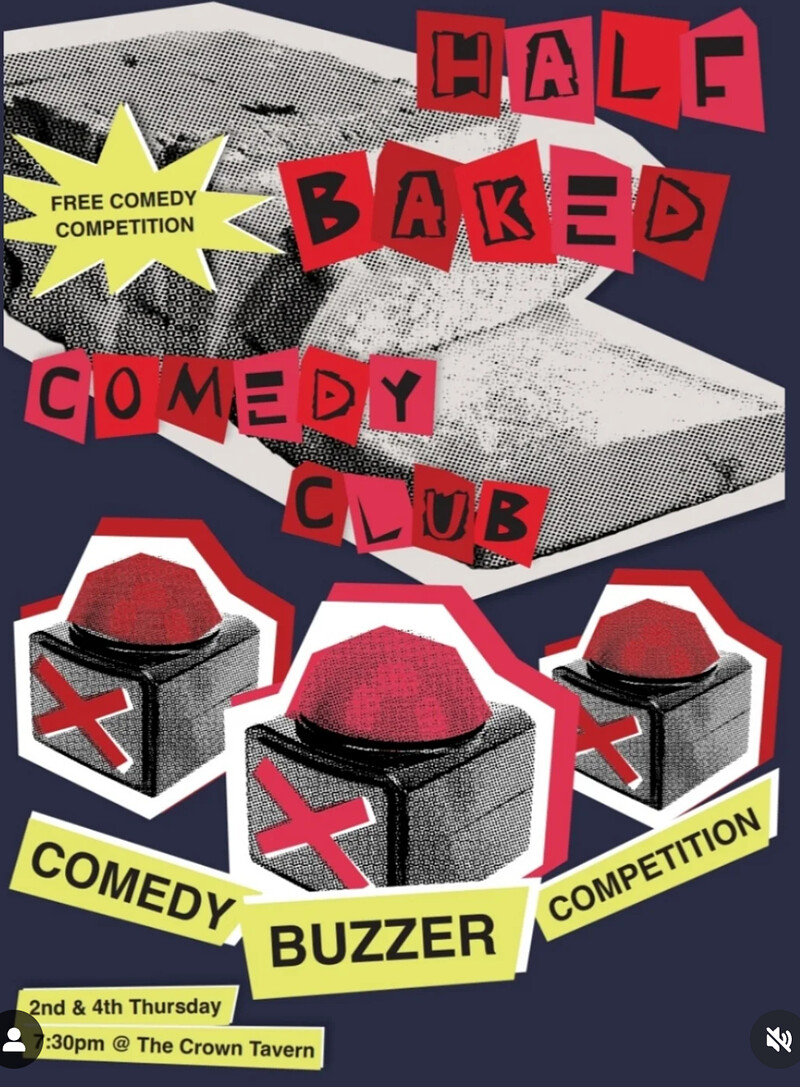 Half Baked Comedy: Beat The Buzzer at The Crown Tavern