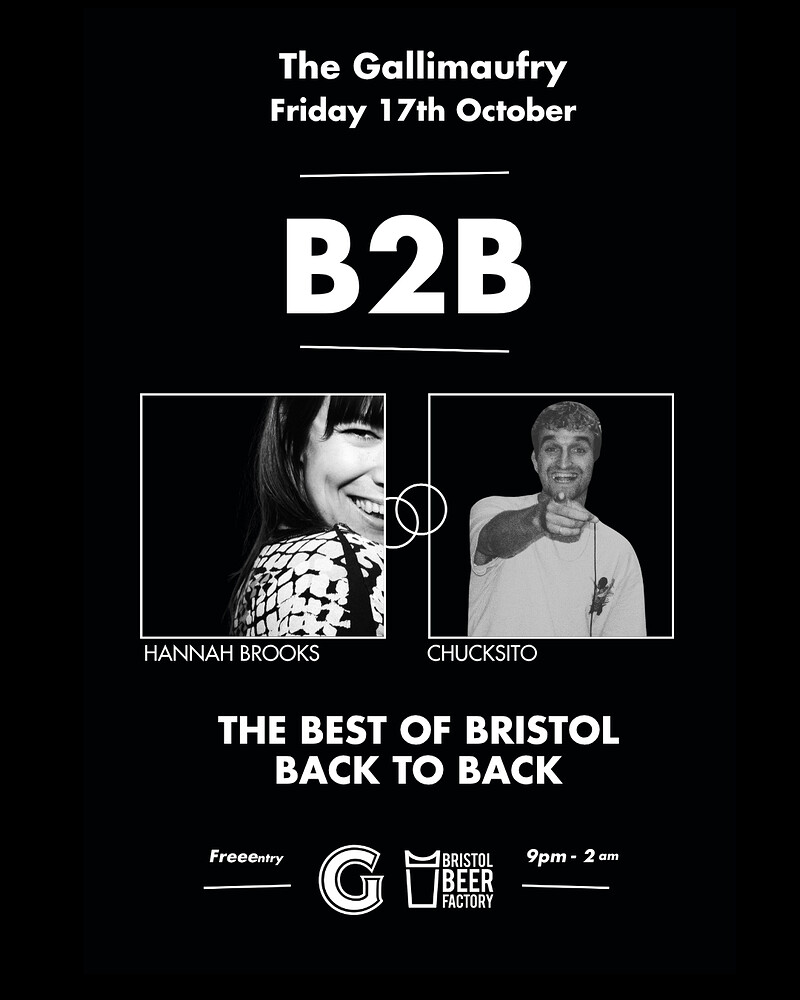 Hannah Brooks B2B Chucksito at The Gallimaufry