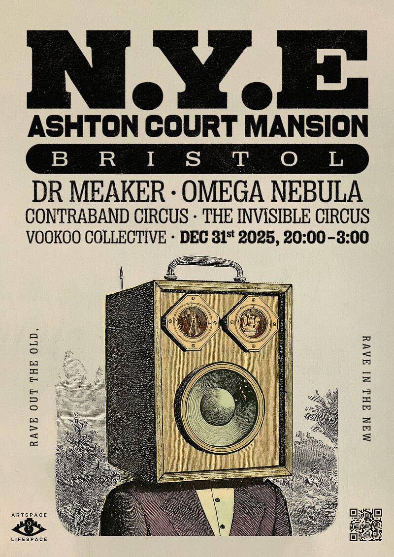 NYE AT ASHTON COURT MANSION ft DR MEAKER & OMEGA NEBULA at Ashton Court