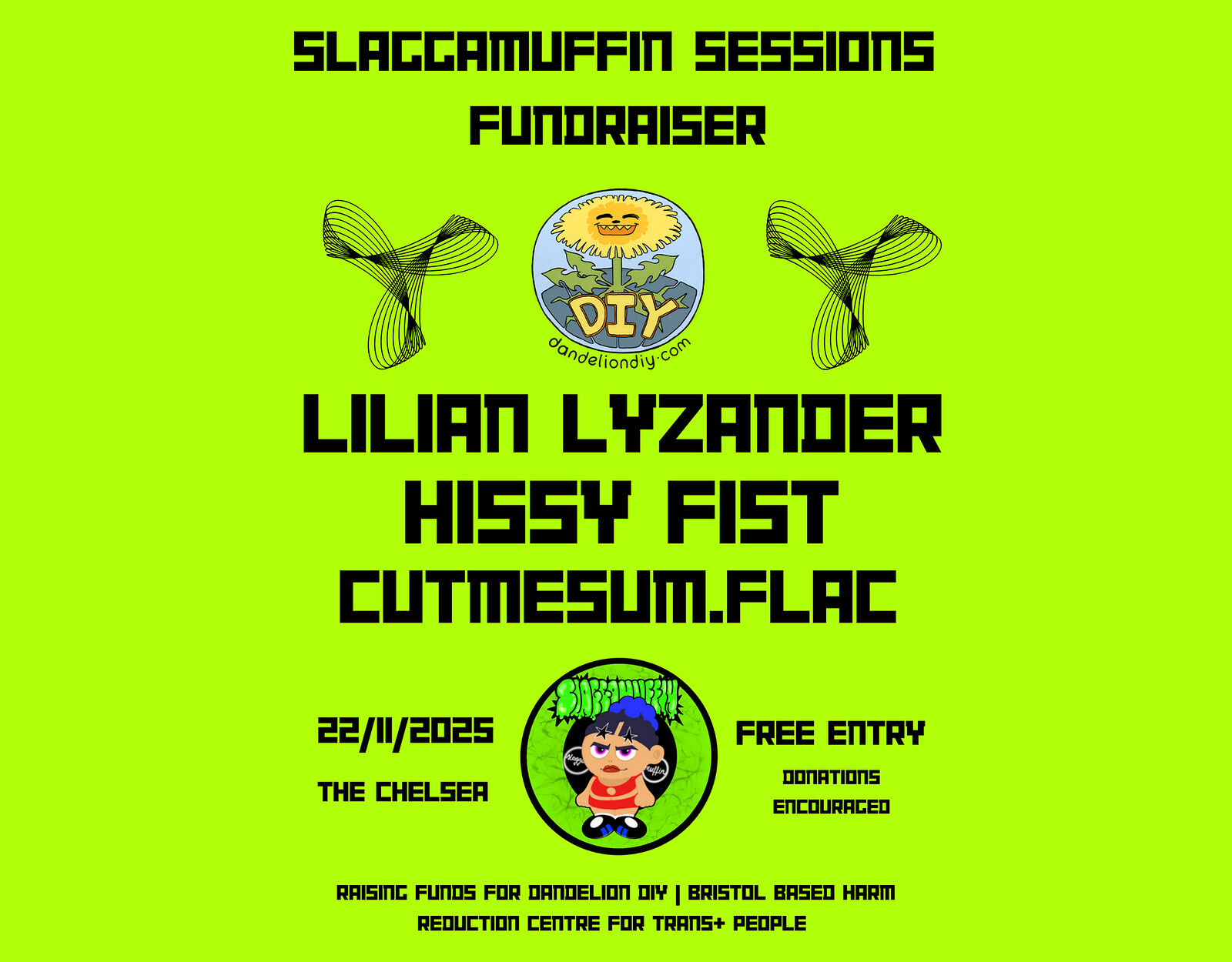 SLAGGAMUFFIN SESSIONS | FUNDRAISER at The Chelsea Inn