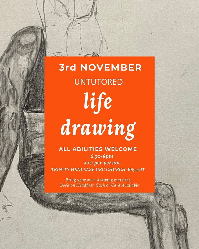 Life Drawing Class - Henleaze at Trinity Henleaze United Reformed Church