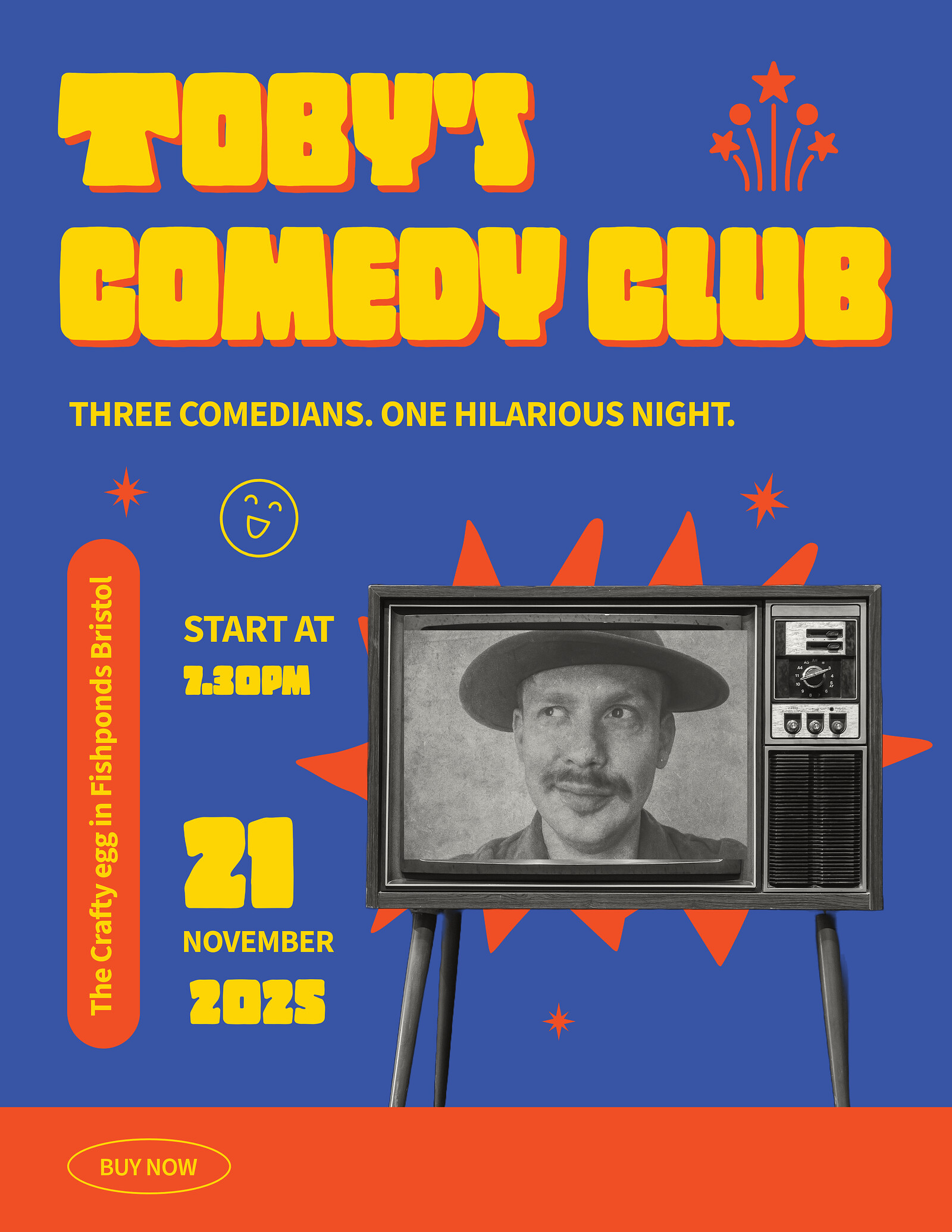 Toby's comedy club at The Crafty Egg (Fishponds)