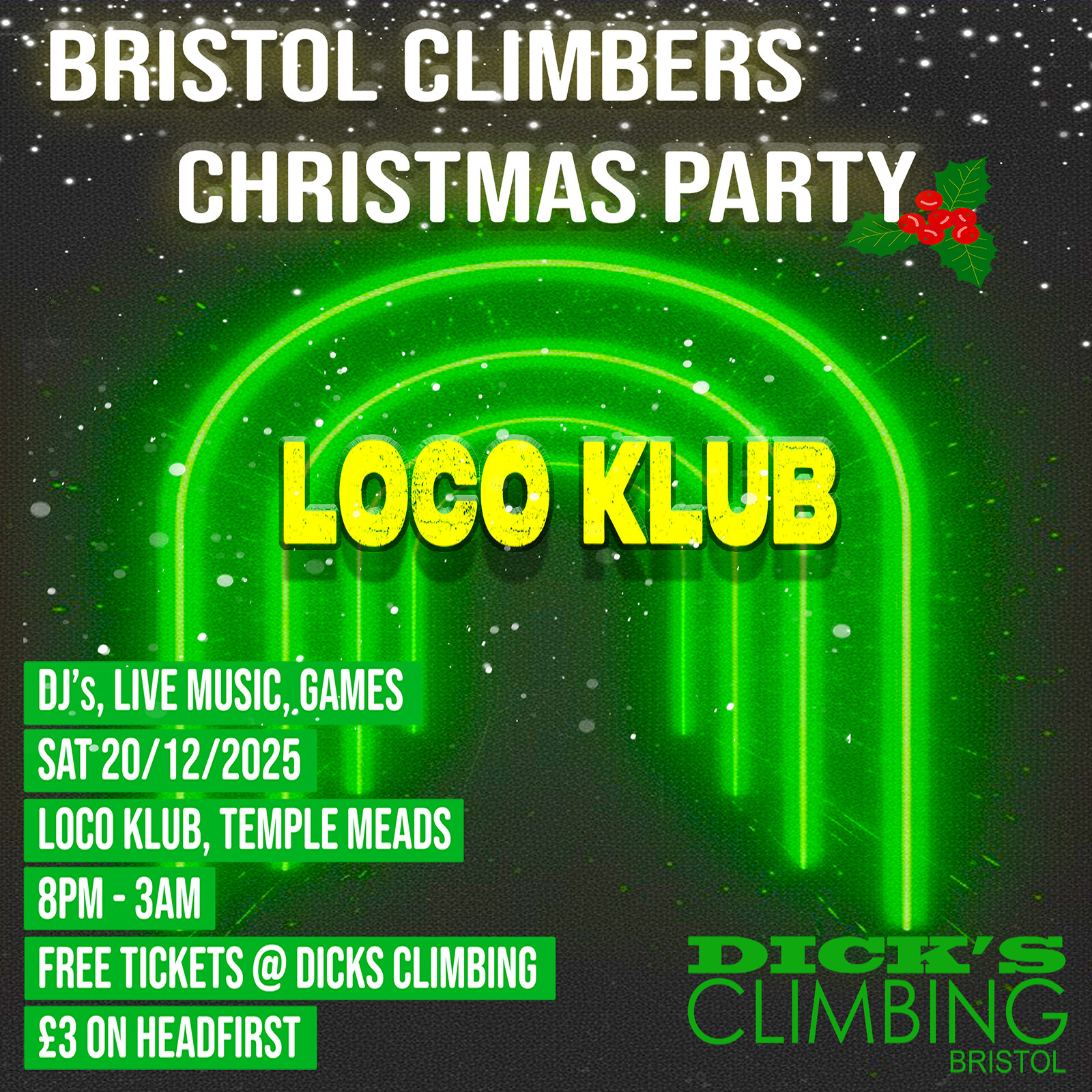 Bristol Climbers - Christmas Party at Bristol Climbers Christmas Party 2025