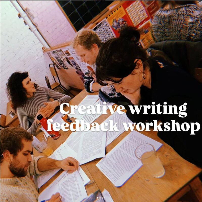 Creative Writing Feedback Workshop at Cafe Kino