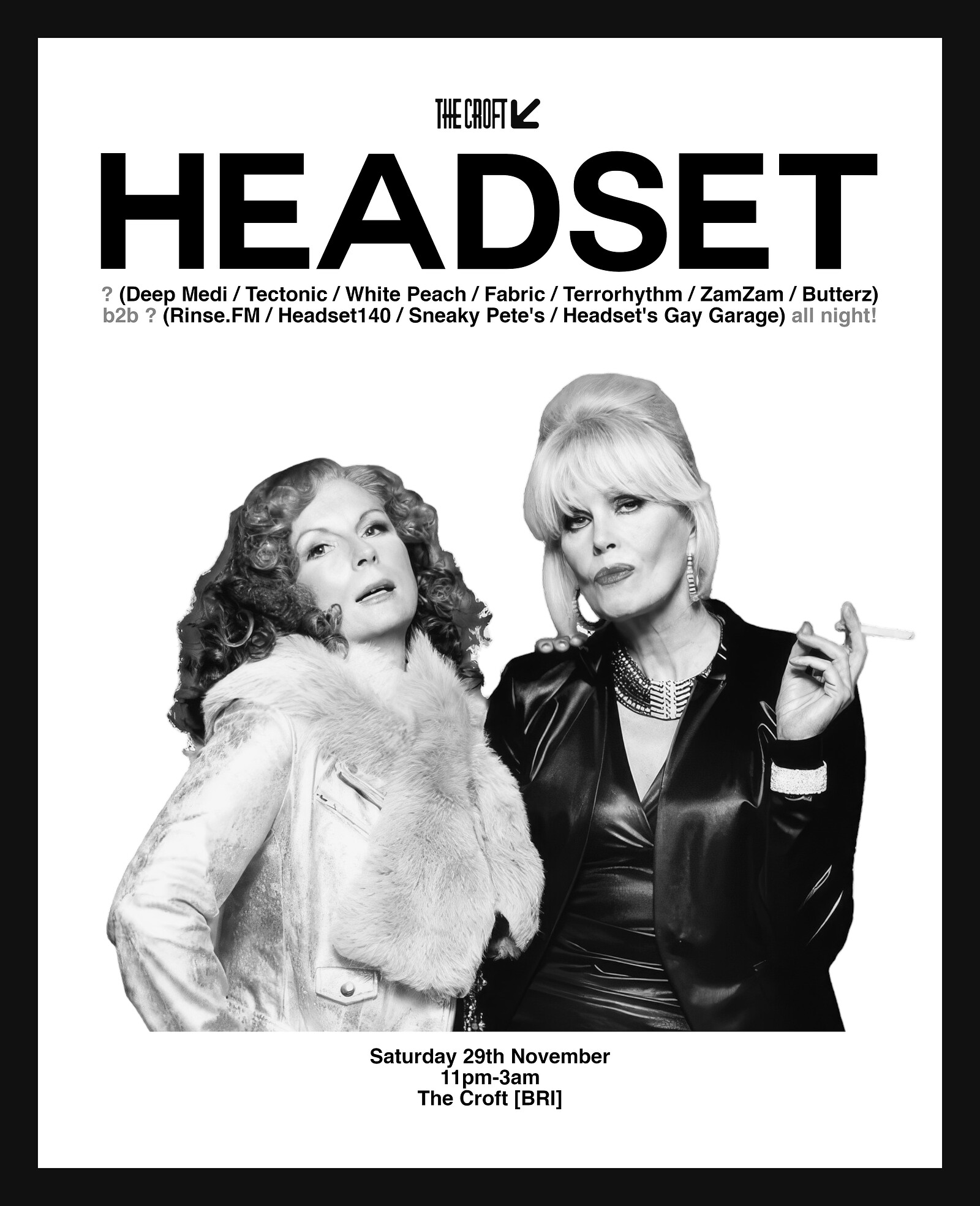 Headset w/ Neek b2b Skillis all night long at The Croft