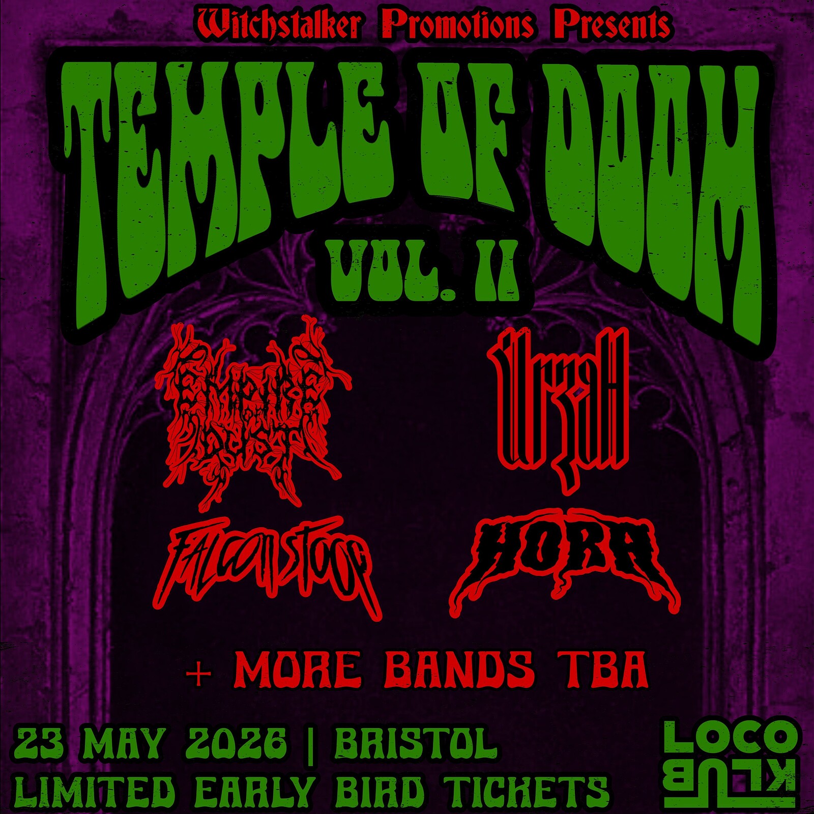 TEMPLE OF DOOM VOL. II at Loco Klub