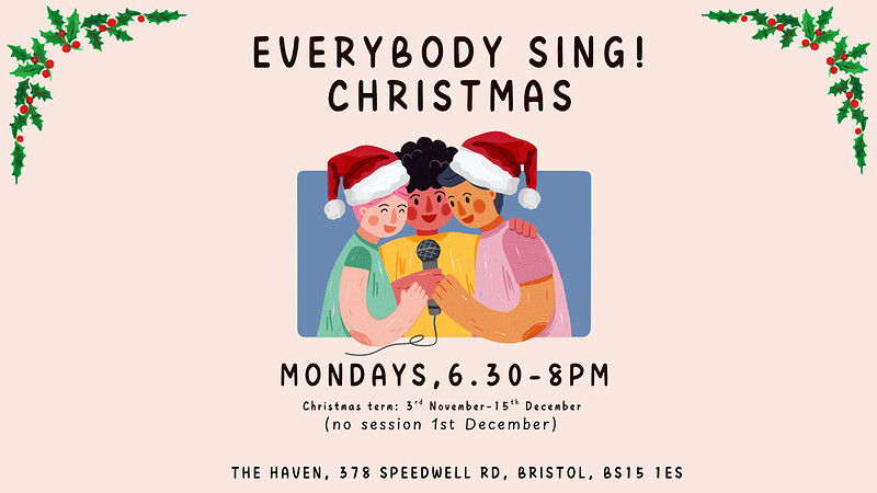 Everybody Sing Christmas at The haven at speedwell
