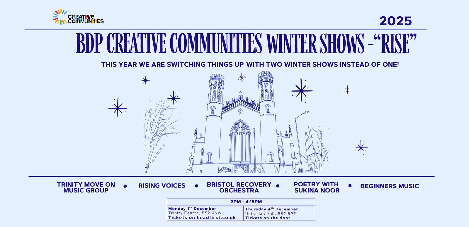 BDP Creative Communities Winter Show at The Trinity Centre