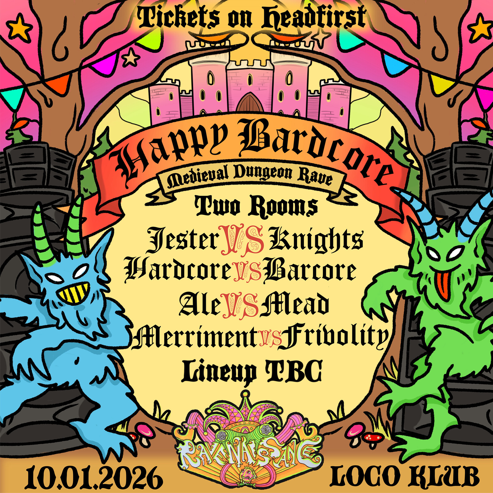 Ravenaissance: Medieval Dungeon Rave at Loco Klub