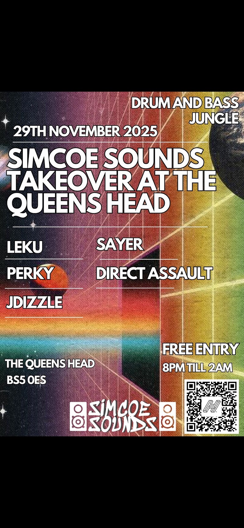 Simcoe Sounds Takeover at the Queens Head at Queens Head Easton